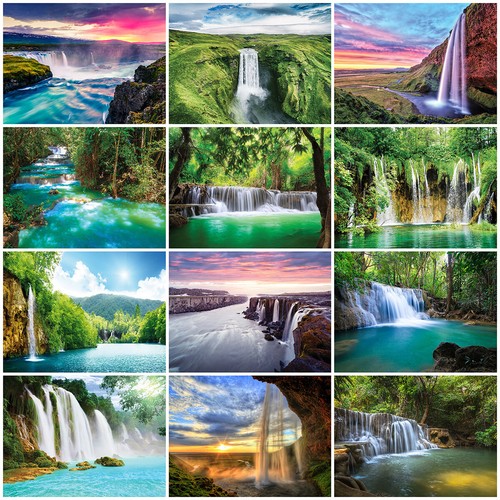 Wasserfall tapete vlies - wasserfall,