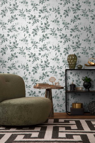Vliestapete floral blätter - floral,