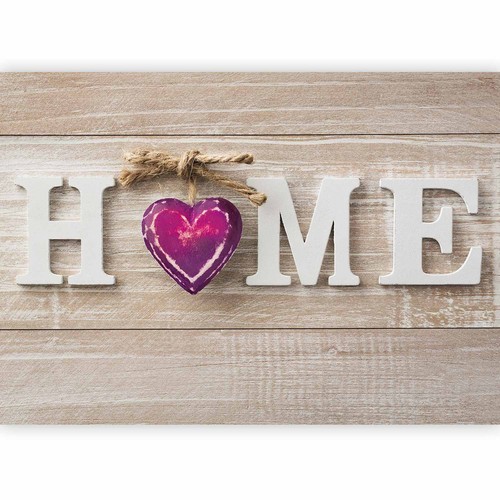 Home holzoptik haus herz - holzoptik,