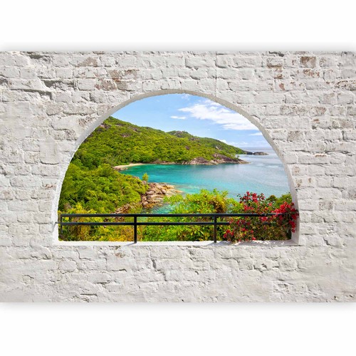 Fensterblick meer steine - meer,