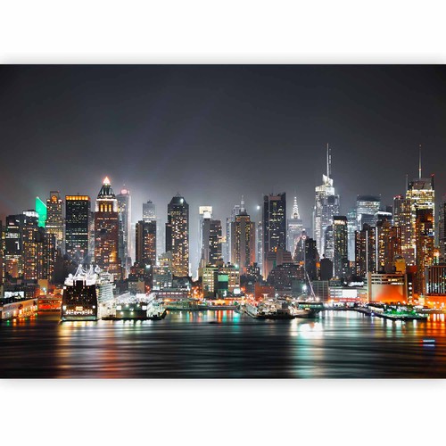 New york nacht fototapete - nacht,
