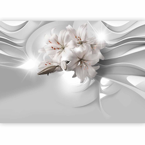 Effekt blumen lilien - 3d,