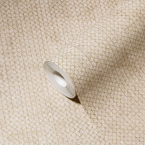 Tapete creme beige mit - creme-beige,